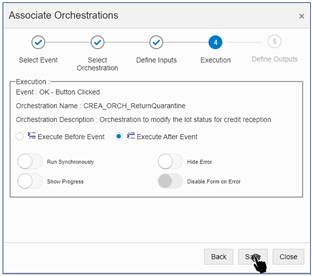 50_execution_Link the orchestration to the p4205 w4205k form by clicking on ok_Orchestrator Tutorial by Example and New Features Under 9.2.5.3_Createch